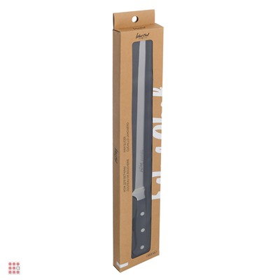 Ivlev Chef Profi Нож кухонный для ветчины 30,5см, кованый, нерж.сталь 5Cr15