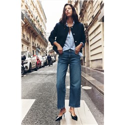 JEANS Z1975 RECTOS TIRO ALTO TOBILLEROS