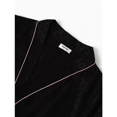 Халат женский KAFTAN Leo black collection, размер 48-50, чёрный