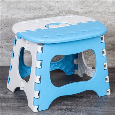 Табуретка складная 25x19x20 см / K0039-1 /уп 50/микс/ОРР