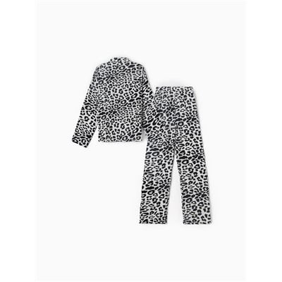Комплект домашний женский (рубашка, брюки) KAFTAN «Муслин: leopard» размер 48-50