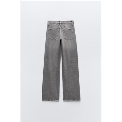 JEANS TRF WIDE LEG TIRO MEDIO FULL LENGTH