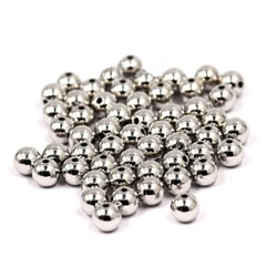 Бусины металлик/ цв.серебро/ 12мм/ уп.500г/ фас.1уп.