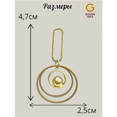 Серьги из медицинской стали с матовым покрытием (Корея) С7/7