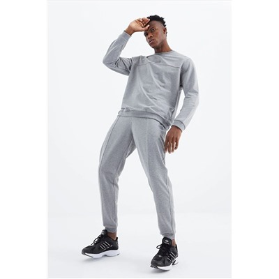 Базовый мужской спортивный костюм Keith Grey Melange — 85231 8612