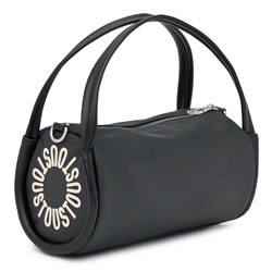 Bolso cilíndrico Miranda Soft - gris oscuro