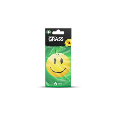 GRASS Ароматизатор картонный СМАЙЛ ГИБИСКУС