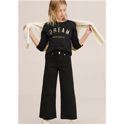 Camiseta manga larga relieve -  Niña | MANGO OUTLET España