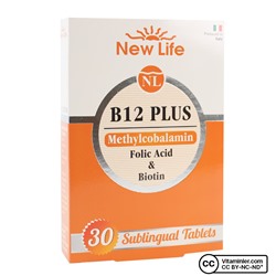 New Life B12 Plus 30 Подъязычная таблетка