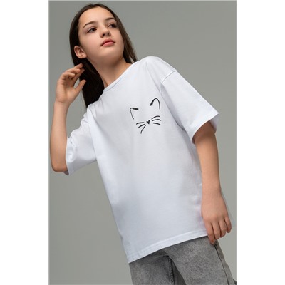 Футболка оверсайз для девочки Happyfox