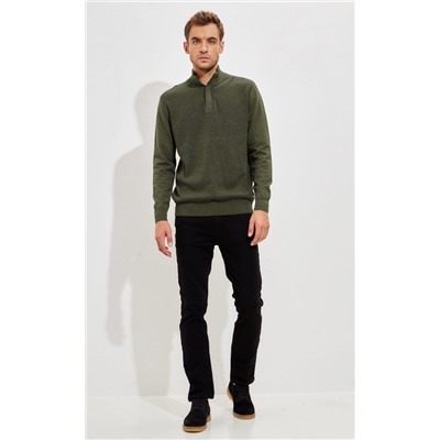 Джемпер P321-15200 khaki-melange