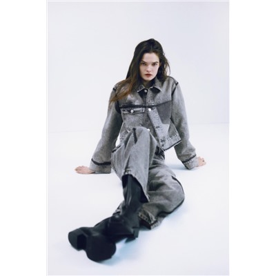 JEANS TRF RELAXED TIRO MEDIO