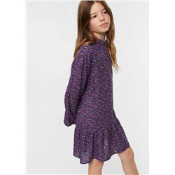 Vestido estampado floral -  Niña | MANGO OUTLET España