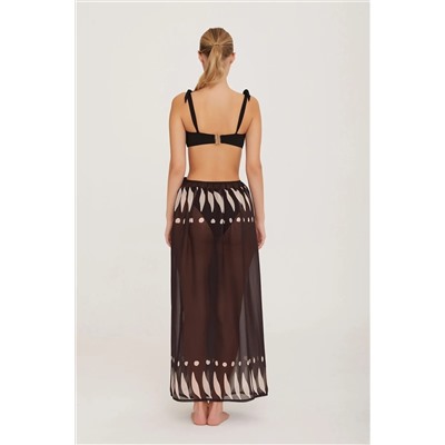 Юбка Pareo Long Tieable Lace 2 6090 Черный