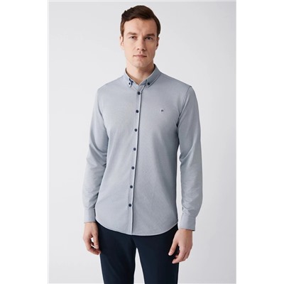 Indigo Easy -To -Iroding Button Rush
