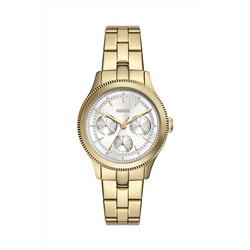Reloj de cuarzo de acero - Dorado y blanco