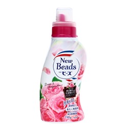 Концентрированный гель для стирки Attack New Beads с кондиционером, с ароматом розы, 740 гр