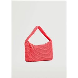 Bolso hombro trenzado -  Mujer | MANGO OUTLET España