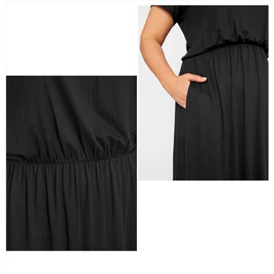 Летнее длинное платье Plus Size