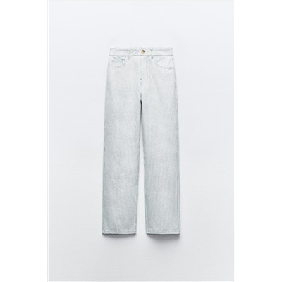 JEANS Z1975 DENIM RECTOS TIRO ALTO RAYAS