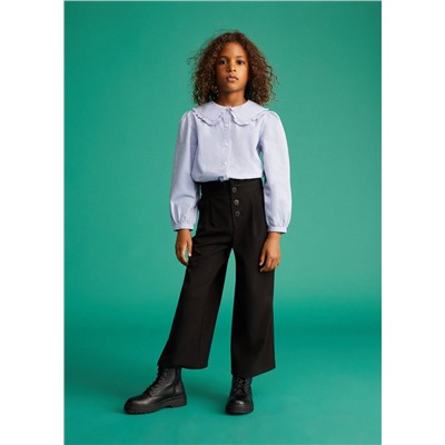 Pantalón culotte pinzas -  Niña | MANGO OUTLET España