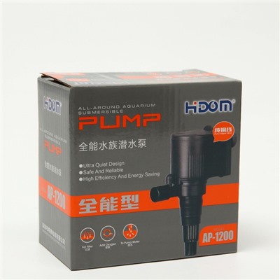 Помпа Hidom AP-1200, 800 л/ч, 13 Вт, многофункциональная 3 в 1