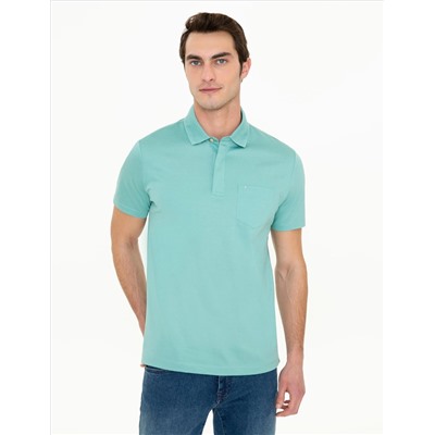 Cagla Green регулярно подходит Polo Yaka Mercerized T -Fork