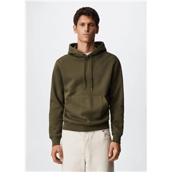 Sudadera algodón capucha -  Hombre | MANGO OUTLET España
