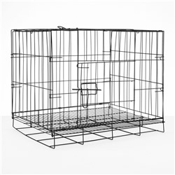 Клетка для собак 51 х 35 х 41 см, черная