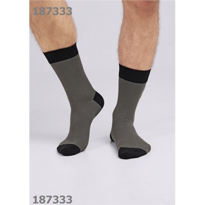 CLEVER Носки муж.К3418 23Ф хл+эл