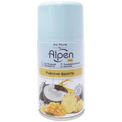 Освежитель воздуха автомат (сменный блок) Alpen (Альпен) Райские Фрукты, 250 мл
