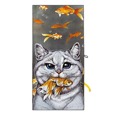 Детское махровое полотенце НВ The Cat м0996
