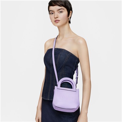 Bolso saca Dora - cuero - lila