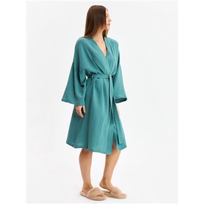 Халат домашний женский KAFTAN Basic размер 48-50, зеленый