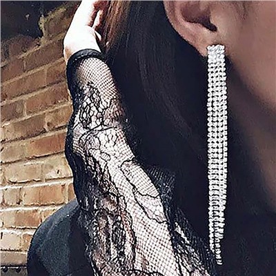 Серьги длинные на гвоздиках арт. 13 2514 (id 271093)