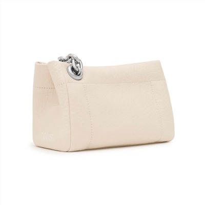 Bolso bandolera - cuero - beige