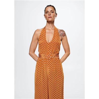 Mono largo lunares -  Mujer | MANGO OUTLET España