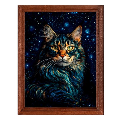 POSV-0404 Постер в рамке 17x23см Звёздный кот