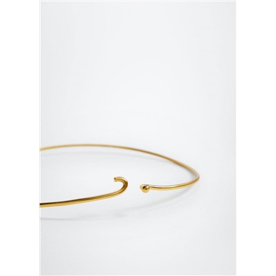 Collar choker 24k -  Mujer | MANGO OUTLET España