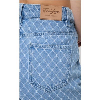 Шорты джинс F412-0940 l.blue