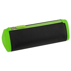 Пенал мягкий 1 отделение, 220*70*70 Berlingo "Black and green", полиэстер