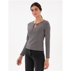Серый свитер Slim Slim Fit