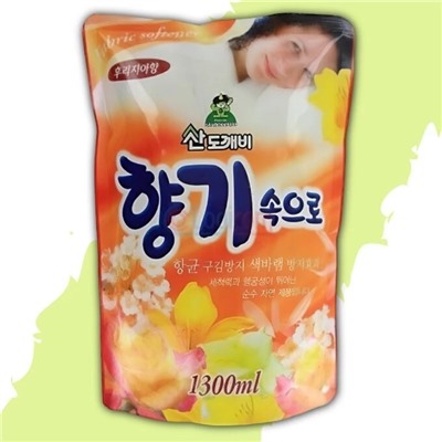 Кондиционер для белья «Фрезия» Soft Aroma Fresia (мягкая упаковка) 1300 мл