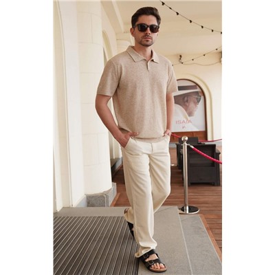 Футболка лен F011-06LN natural linen