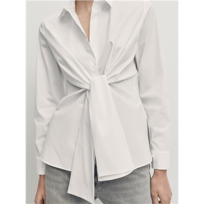 Camisa popelín lazada