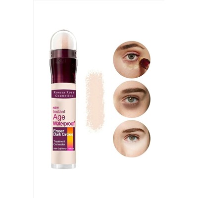 Roesia Rose Cosmetics Rose Anti Age Водостойкий консилер под глаза среднего тона 6 мл Rose