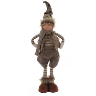 Игрушка набивная "Мальчик/Девочка", L16 W9 H60/46 см, 2в.