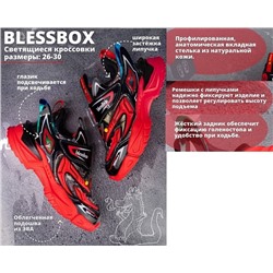 Кроссовки BlessBox 51708 A черн/кр ( 3,0)