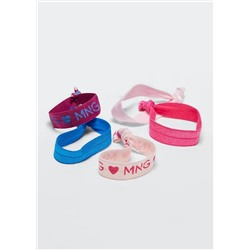 Pack 5 gomas pelo -  Niña | MANGO OUTLET España