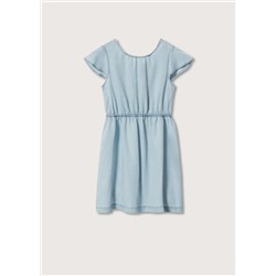 Vestido corto lyocell -  Niña | MANGO OUTLET España